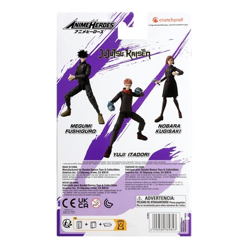 Jujutsu Kaisen Anime Heroes Action Figure Case of 6