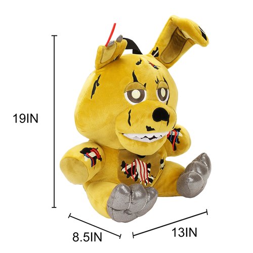 Five Nights at Freddys Springtrap Plush Glow-in-the-Dark Mini-Backpack