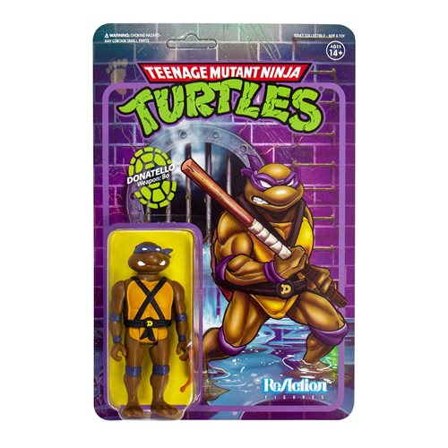 Teenage Mutant Ninja Turtles Donatello 3 3/4-Inch ReAction Figure