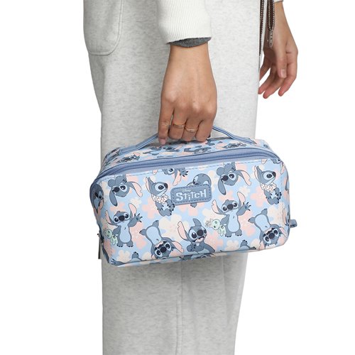 Lilo & Stitch Stitch Floral All Over Print Cosmetic Bag