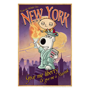 Family Guy Road to New York Lithograph Print