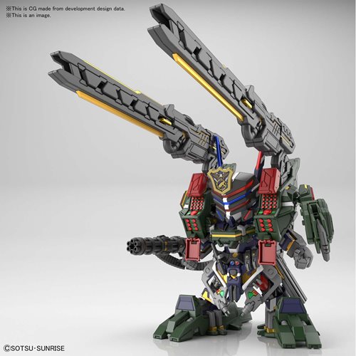 SD Gundam World Heroes 12 Sergeant Verde Buster Gundam DX Set Model Kit