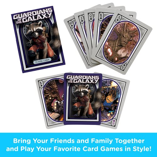 Guardians of the Galaxy Rocket and Groot Nouveau Playing Cards