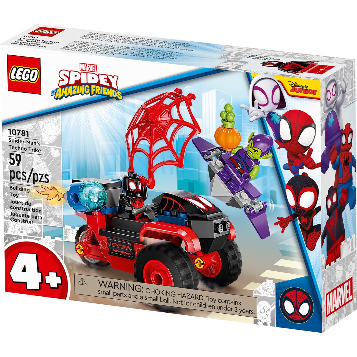 10781 Miles Morales Spider-Mans Techno-Trike LEGO® 4 