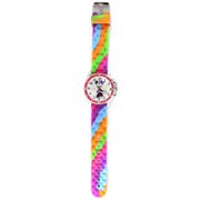 Minnie Mouse Stripe Printed Silicone Watch