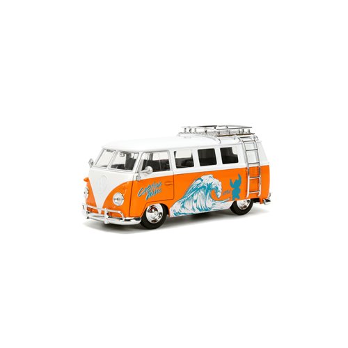 Hollywood Rides Lilo & Stitch 1961 Volkswagen Bus 1:24 Scale Die-Cast Metal Vehicle with Stitch Figu