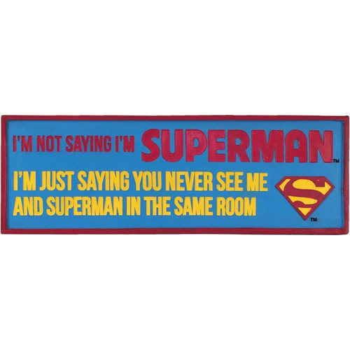 Superman Desk Sign