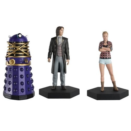 Doctor Who Collection Companion Set #9 8th Doctor and Lucie Miller with Dalek Figures