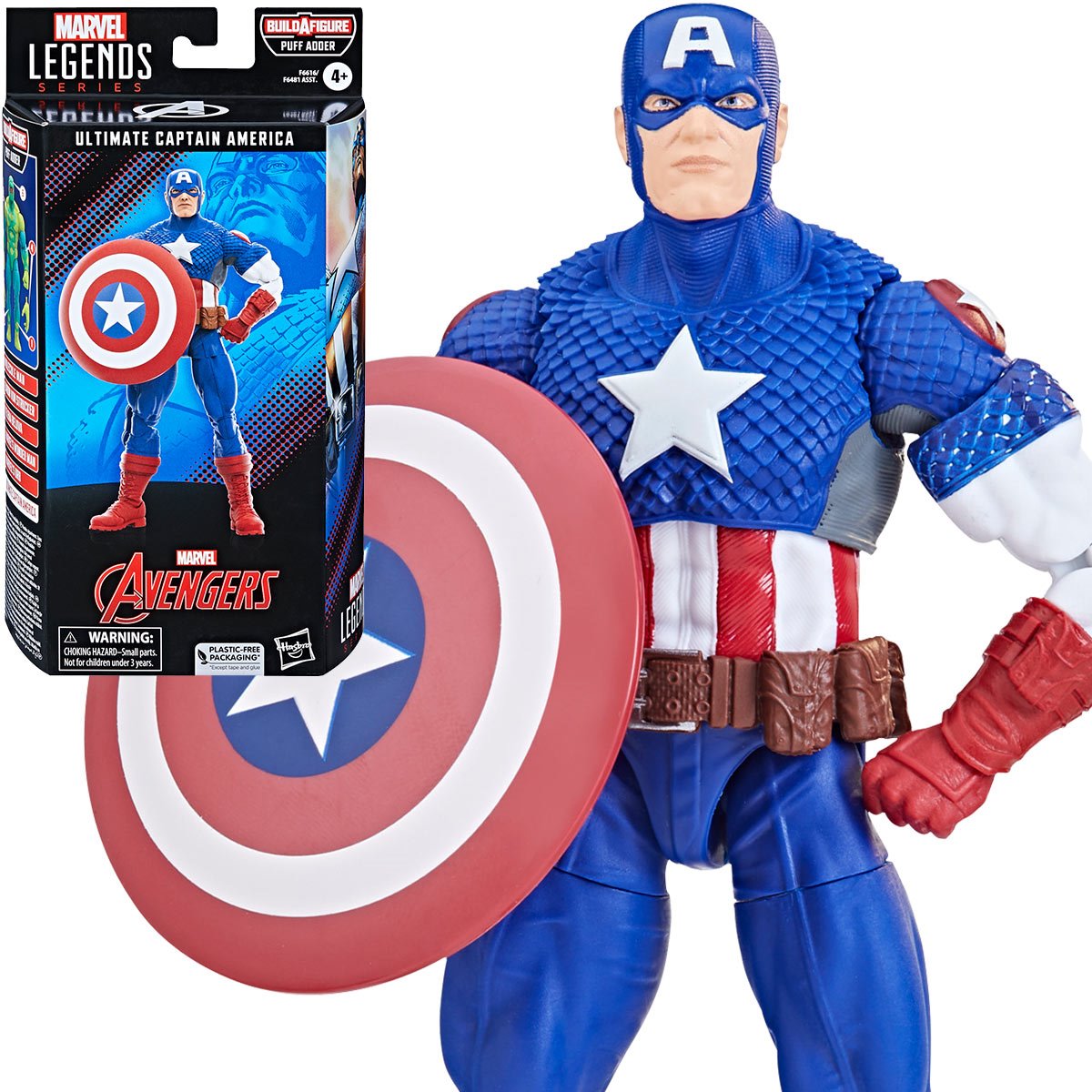 Nuevo significado Pino Tener un picnic Avengers 2023 Marvel Legends Ultimate Captain America 6-Inch Action Figure