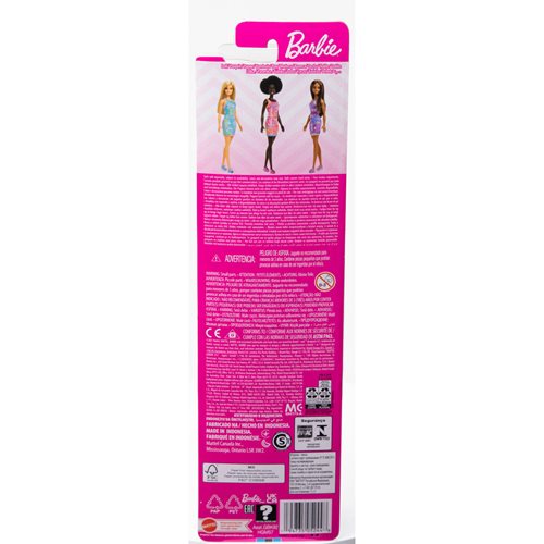 Barbie Purple Barbie Logo Print Dress Doll