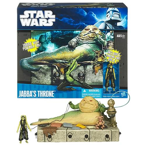 Star Wars Exclusive Jabba the Hutt's Throne Playset