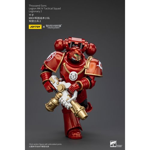 Joy Toy Warhammer 40,000 Thousand Sons Legion MK IV Tactital Squad Legionary 2 1:18 Scale Action Fig