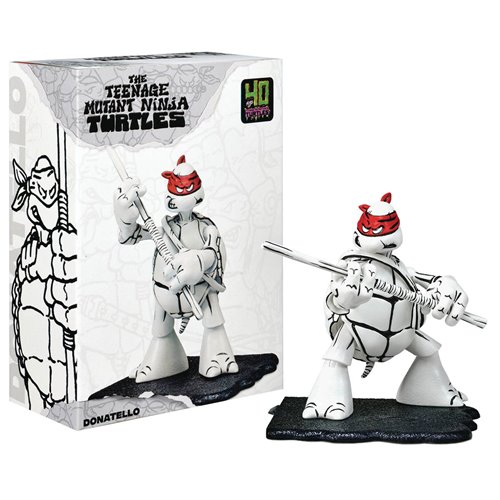 Teenage Mutant Ninja Turtles Donatello Black and White Original Sketch Action Figure - Previews Excl
