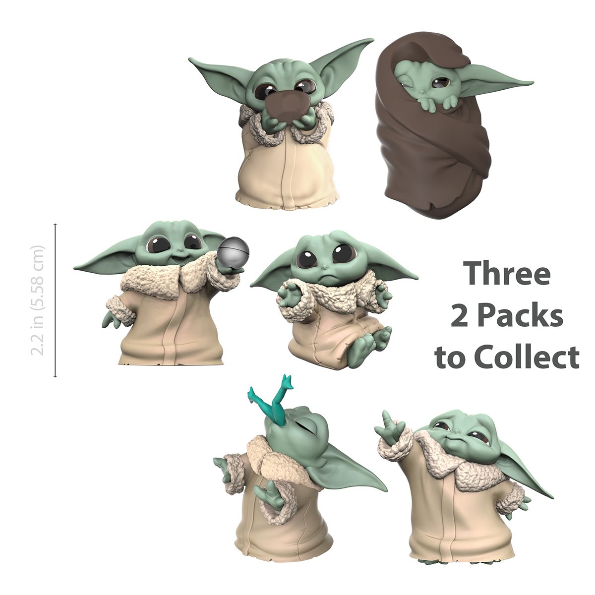 Star Wars Mandalorian Bounty Collection Figure Baby Yoda Grogu #4 Bounties Frog 