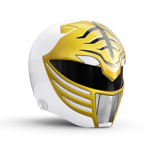 Power Rangers Lightning Collection Premium White Ranger Helmet Prop Replica