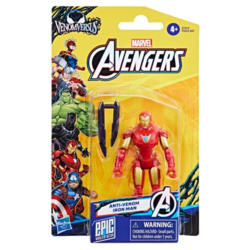 Avengers VenomVersus Epic World of Action Anti-Venom Iron Man 4-Inch Action Figure