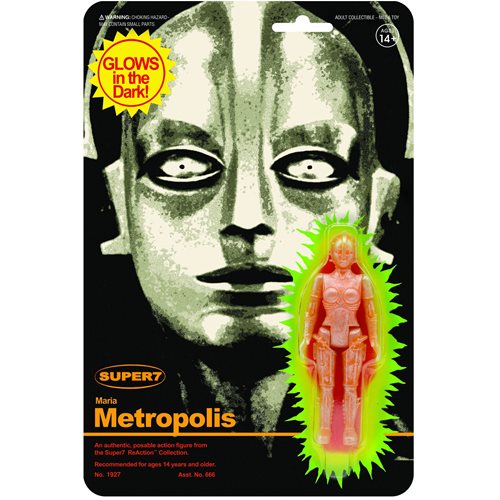 Metropolis Maria Glow in the Dark 3 3/4-Inch ReAction Figure