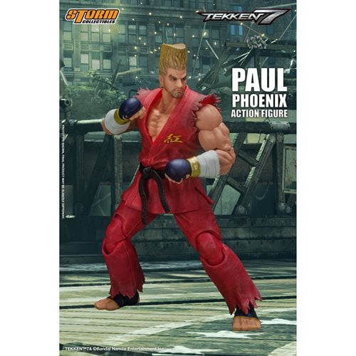 Tekken 7 Paul Phoenix 1:12 Scale Action Figure
