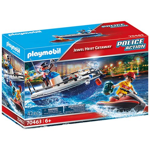 Playmobil 70463 Police Action Jewel Heist Getaway Boats
