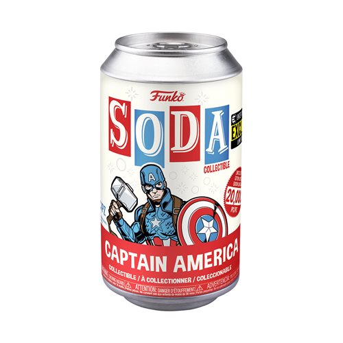 Avengers: Endgame Captain America Vinyl Soda Figure - Entertainment Earth Exclusive