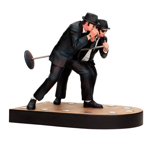 Blues Brothers Jake and Elwood Blues Singing 1:10 Scale Figure with Lighted Base
