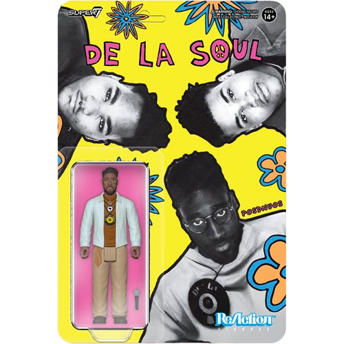 De La Soul Kelvin Posdnuos Mercer (Me, Myself & I) 3 3/4-Inch ReAction Figure