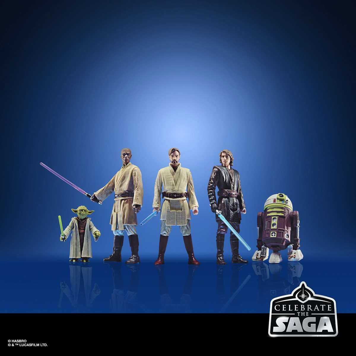 Jedi Order Celebrate the Saga Series Star Wars 3-3/4-Inch Action Figure Set 