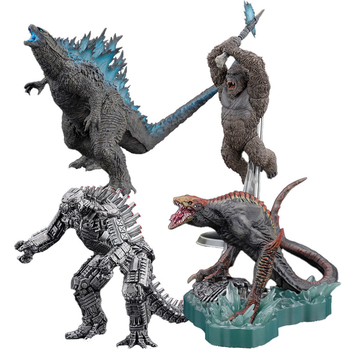 Set of 2 Godzilla Toys with Carry Bag, Godzilla Earth and