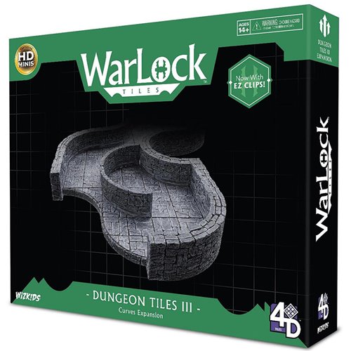 WarLock Tiles Dungeon Tile III Curves Expansion Pack
