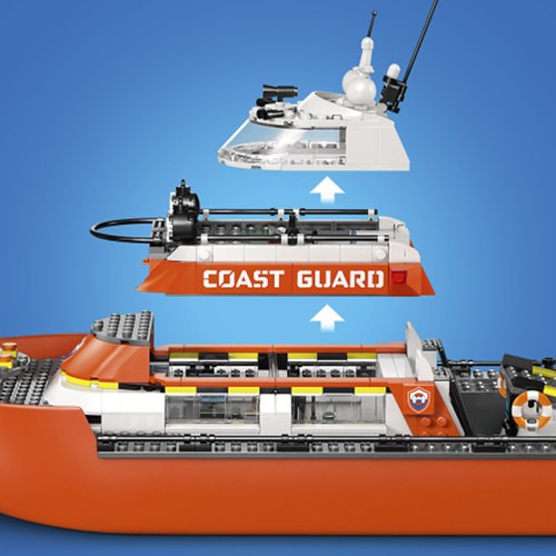 LEGO City 60504 Coast Guard Rescue Boat & Helicopter
