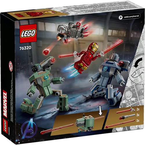 LEGO 76320 Iron Man & War Machine vs. Hammer Drones