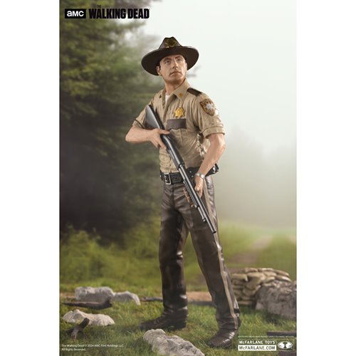 The Walking Dead Rick Grimes 1:8 Scale Posed Figure