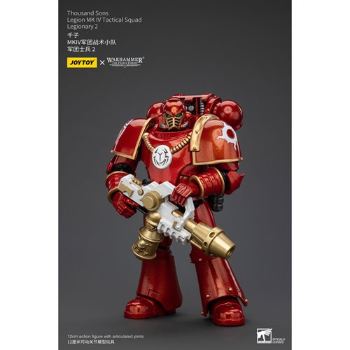 Joy Toy Warhammer 40,000 Thousand Sons Legion MK IV Tactital Squad Legionary 2 1:18 Scale Action Fig