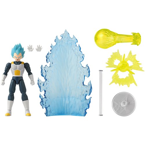 Dragon Ball Super Dragon Stars Power-Up Pack Super Saiyan Blue Vegeta Action Figure