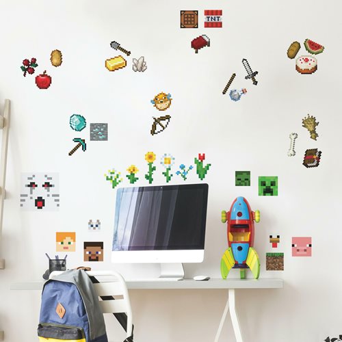 Minecraft Peel and Stick Wall Decals