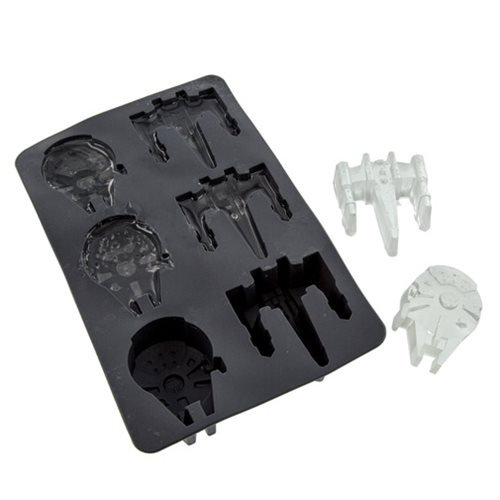 Star Wars Ice Cube Tray Party Molds X Wing / Millennium Falcon - New Old  Stock 