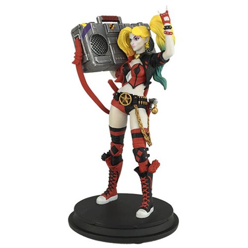 DC Rebirth Harley Quinn Boombox Statue - SDCC 2017 Exclusive
