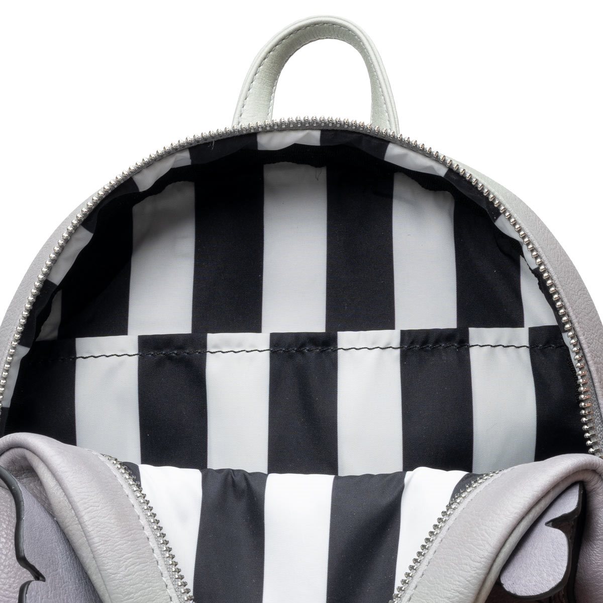 White and Grey Checkered Backpack  White leather backpack, Women
