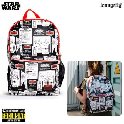 Star Wars: The Empire Strikes Back 40th Anniversary Retro Toy-Inspired Backpack - Entertainment Earth Exclusive