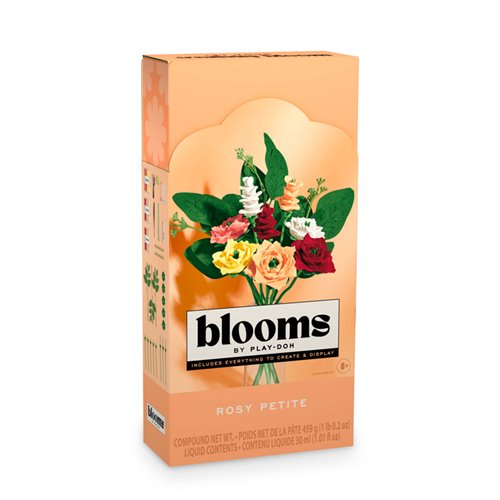 Blooms by Play-Doh Rosy Petite Flower Bouquet Making Kit