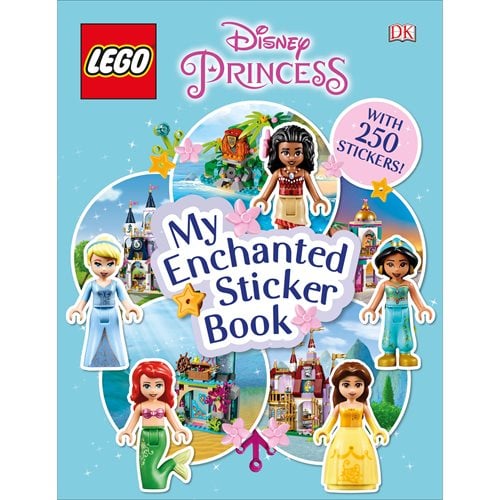 LEGO Disney Princess My Enchanted Sticker Paperback Book
