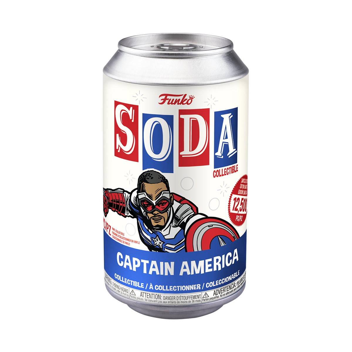 The Falcon and Winter Soldier Captain America Vinyl Soda NonChase Common Presale 