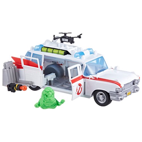 Ghostbusters Track & Trap Ecto-1 Toy Vehicle with Fright Features Ecto-Stretch Tech Slimer