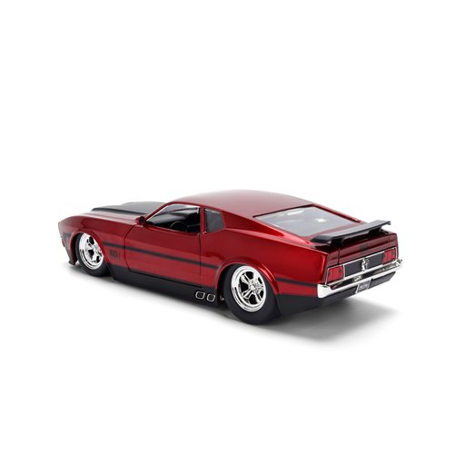 Bigtime Muscle 1973 Red Ford Mustang Mach 1 1:24 Scale Die-Cast Metal Vehicle