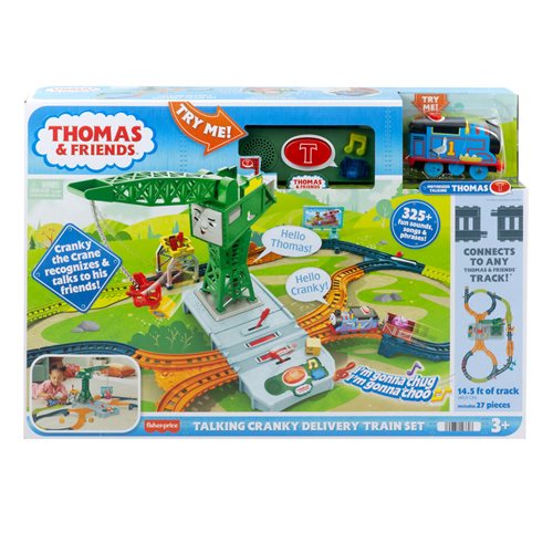 Thomas & Friends Fisher-Price Talking Cranky Delivery Train Playset