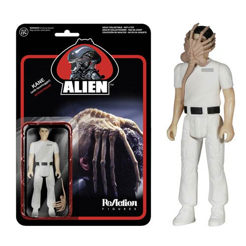 Alien Kane with Facehugger ReAction 3 3/4-Inch Retro Action Figure