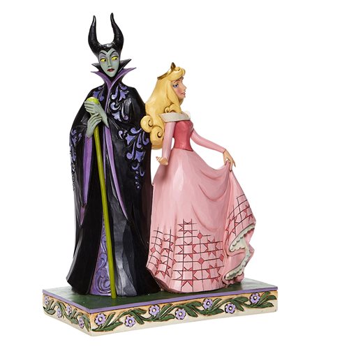 Disney Traditions Sleeping Beauty Aurora and Maleficent Sorcery and Serenity by Jim Shore Statue