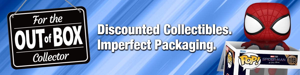Discounted Collectibles. Imperfect Packaging.