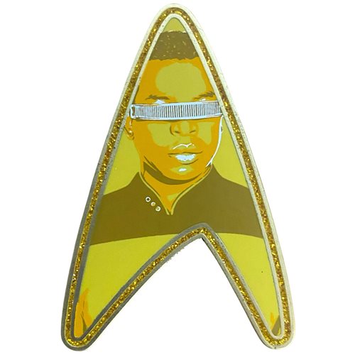 Star Trek: The Next Generation Lieutenant Commander La Forge's Delta Pin