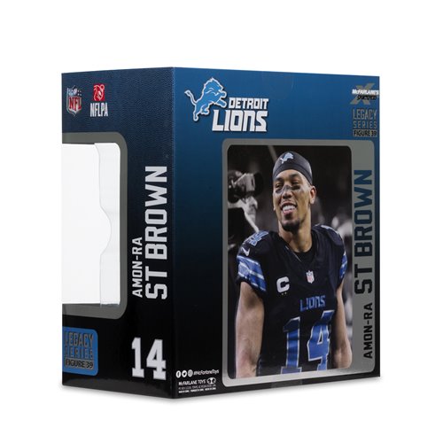 NFL SportsPicks 2025 Detroit Lions Amon-Ra St. Brown 7-Inch Scale Posed Figure